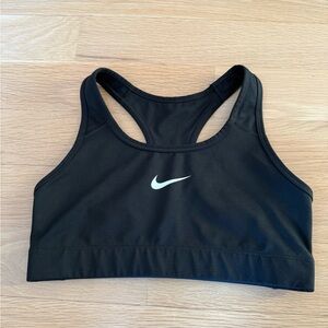 Nike Classic Black Racerback Sports Bra Medium M